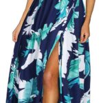 KILIG Women's Summer Floral Beach Flowy Split Maxi Long Dresses