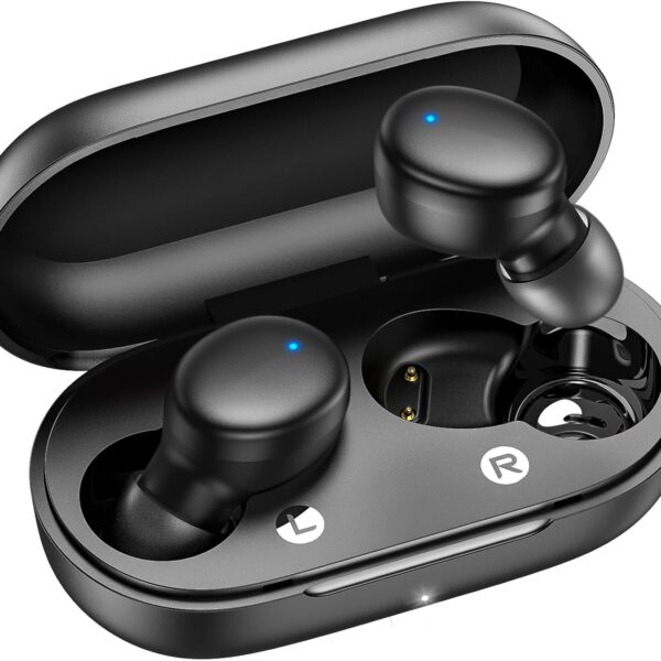 kurdene Wireless Earbuds Bluetooth 5.3 in Ear Buds Light Weight Headphones,Deep Bass Sound,Built in Mics Headset,Clear Calls Earphones for Sports Workout