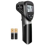 hito Infrared Thermometer Gun Laser Temperature Gun -58F to 1112F, Temp Gun for Pizza Oven, Cooking, Refrigerator, Pool, Reptiles, Air Conditioner, for Surface Temperature of Meat, Food, Liquid