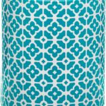 DOWAN Colorful Large Utensil Holder, 7.2" x 6.2" Ceramic Kitchen Utensil Holder for Countertop, Vibrant Patterned Utensil Crock with Protection Cork Mat, Utensil Caddy for Housewarming & Wedding Gift