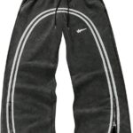 SOLY HUX Men's Side Striped Sweatpants Drawstring Waist Zipper Baggy Wide Leg Pants Streetwear