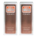Wild Musk for Men Eau de Cologne Spray 1.5 oz, Pack of 2