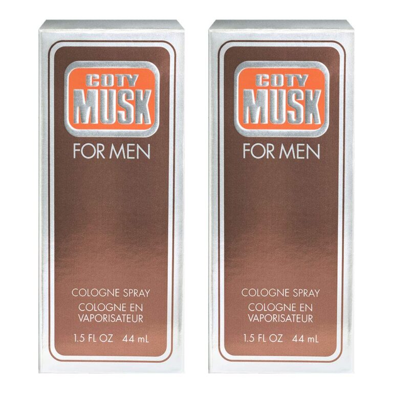 Wild Musk for Men Eau de Cologne Spray 1.5 oz, Pack of 2