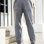 JMIERR Mens Corduroy Joggers Pants Casual Cargo Pants Drawstring Elastic Waist Baggy Tapered Sweatpants with Pockets