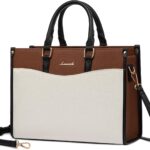 LOVEVOOK Purses and Handbags for Women,Stylish Tote Shoulder Satchel Bag PU Leather Crossbody Top Handle Bags with Zipper