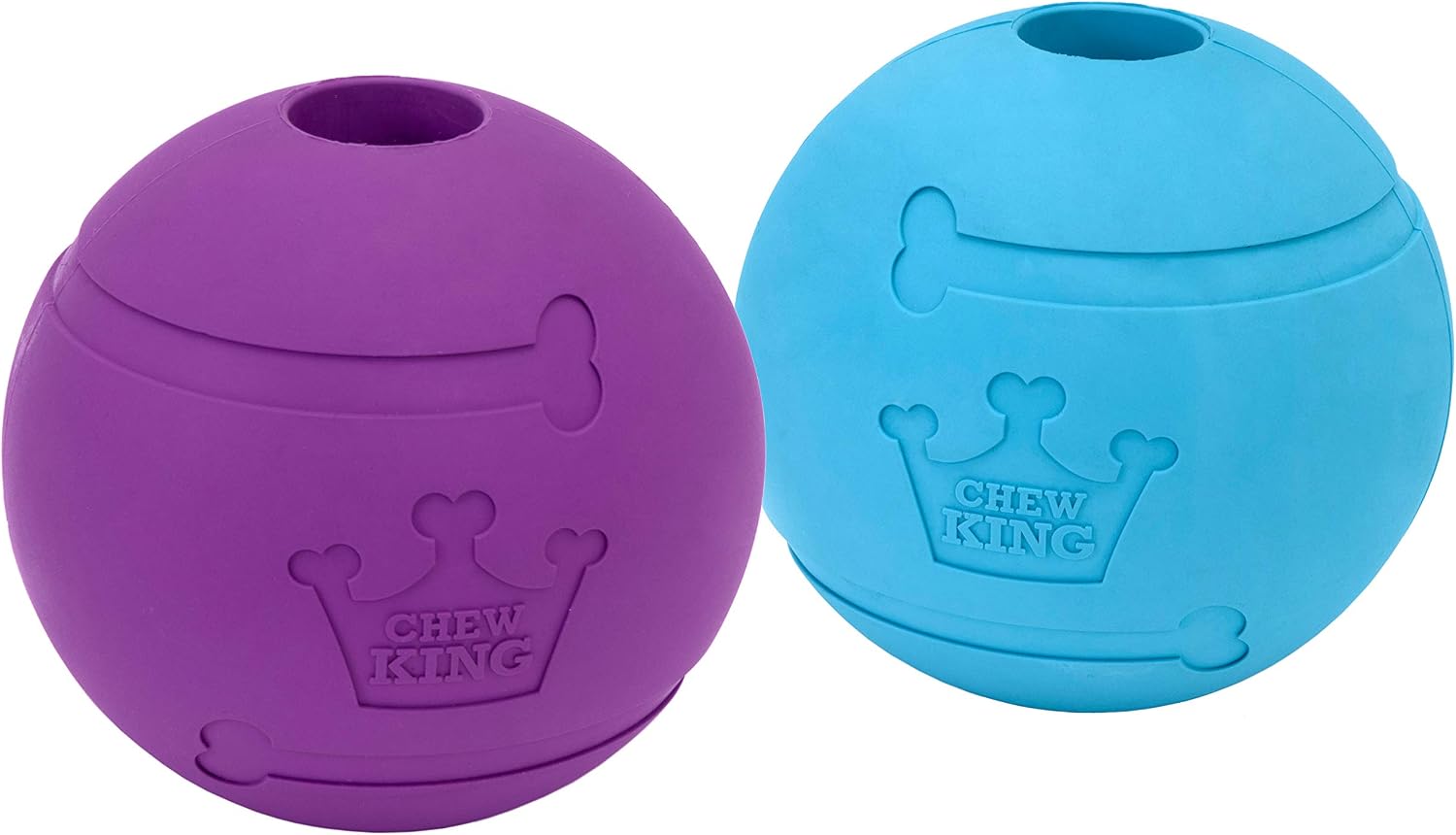 Chew King Fetch Balls Extremely Durable Natural Rubber Toy 4 inch, 2 Pack (CM-10031-CS01) Chew King Fetch Balls Extremely Durable Natural Rubber Toy 4 inch, 2 Pack (CM-10031-CS01)