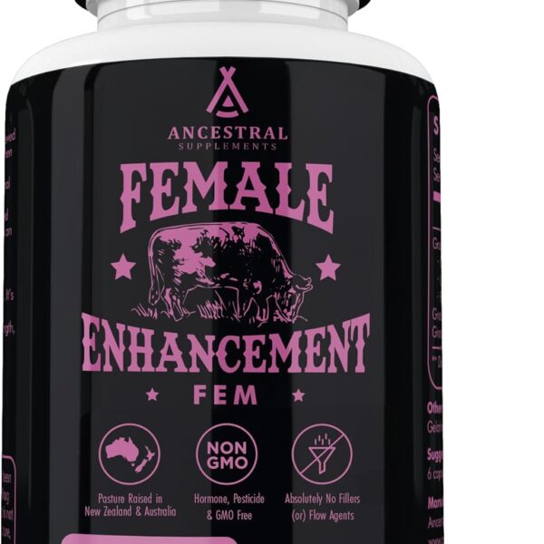 Beef Organ Supplement for Women  Supports Hormone Balance, Energy & Wellness  Grass Fed, Pasture Raised Superfood  Liver, Heart, Kidney, Bone Marrow  Collagen, CoQ10, B12  Female Support Blend