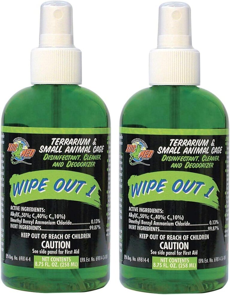Zoo Med Wipe Out Cleaner for Terrarium and Small Animal Cage [Set of 2] Size: 8.75 Oz.
