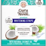 GuruNanda Teeth Whitening Strips Kit - 7-Day Treatment with Non-Slip, Dry Strip Technology - Whitening Designed with Care for a Brighter Smile