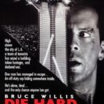 Die Hard Movie Poster Bruce Willis Wall Art Measures 24 x 36 inches (unframed)