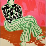 Society6 Calm Woman Poster Wall Art - Wall Decor by Sandra Poliakov - Smooth Gloss Paper, 18" x 24"