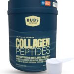 BUBS Naturals Collagen Peptides Powder, Collagen for Women & Men, Hydrolyzed Peptides, Unflavored Pasture Raised Grass Fed, Paleo Keto Friendly, Supports Hair Skin & Joint Health (20 oz) 28 Servings