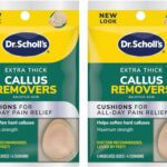 Dr. Scholl's Extra Thick Callus Removers 4 Cushions ea.(Packs of 2)