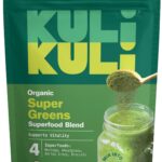 Kuli Kuli Green Power [6 oz] - Super Greens Powder - Nutrient Dense Moringa, Wheatgrass, Broccoli & Barley Grass Blend - 100% Plant Based Organic Superfood Posder Sourced from Remote Farms