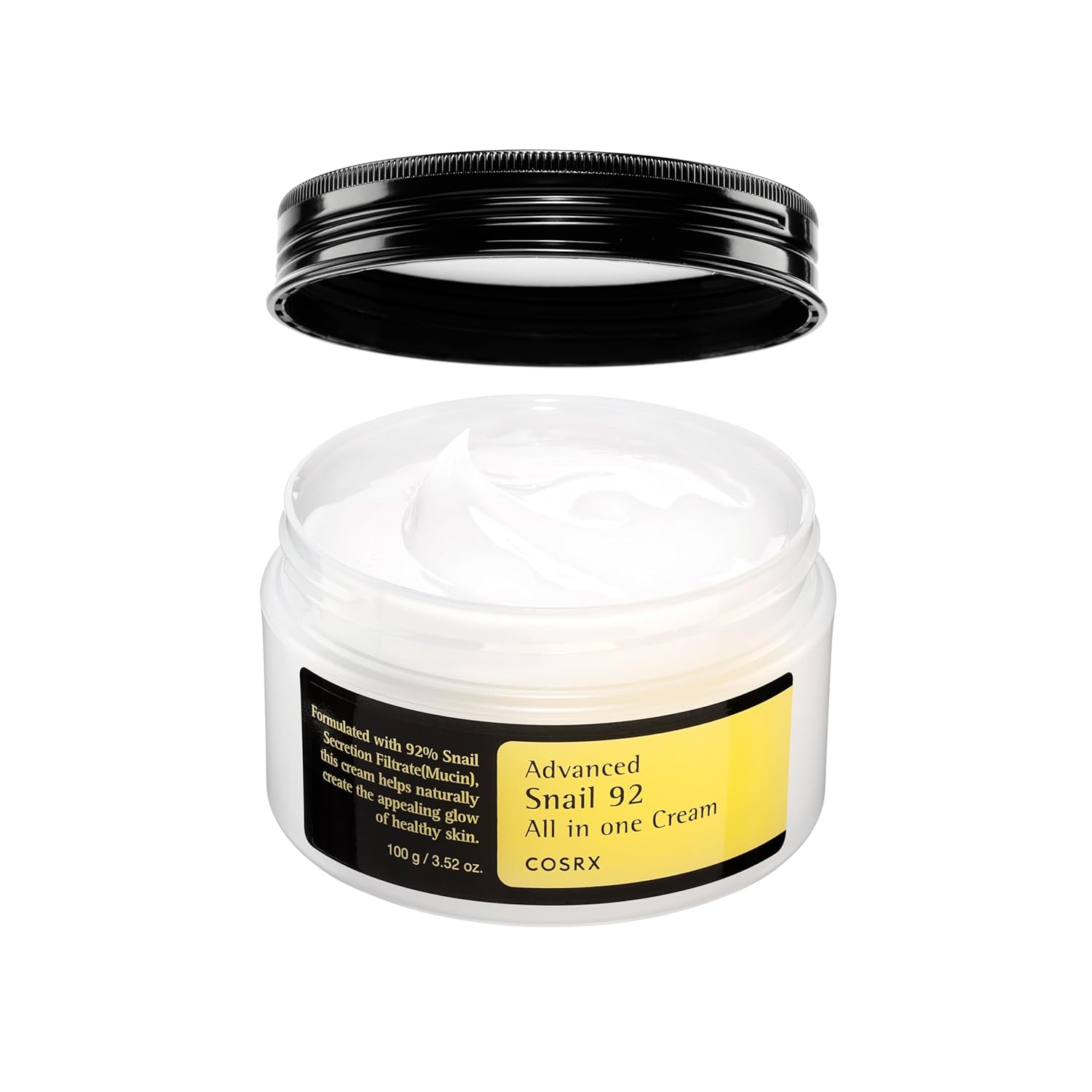 COSRX Snail Mucin 92% Face Moisturizer, 3.52 Oz, Lightweight Moisturing Cream for Soft, Glowy Skin, Korean Skin Care, Korean Moisturizer Face Cream COSRX Snail Mucin 92% Face Moisturizer, 3.52 Oz, Lightweight Moisturing Cream for Soft, Glowy Skin, Korean Skin Care, Korean Moisturizer Face Cream