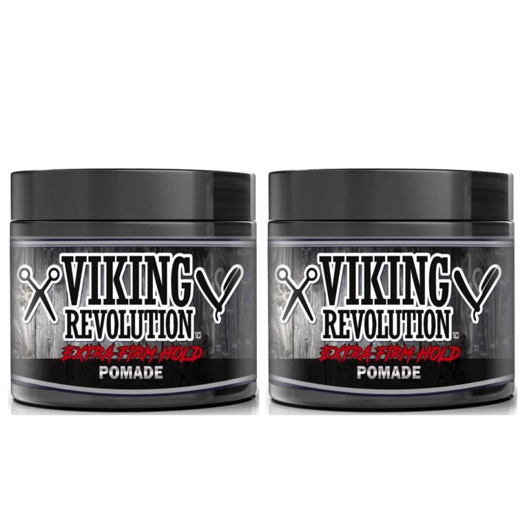 Viking Revolution Extreme Hold Pomade for Men  Style & Finish Your Hair (2 Pack)