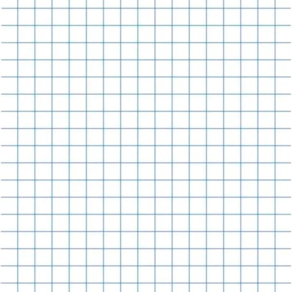 School Smart Graph Paper, 8-1/2 x 11 Inches, 1/4 Inch Rule, White, 500 Sheets