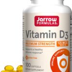 Jarrow Formulas Vitamin D3 125 mcg (5000 IU) - 100 Servings (Softgels) - Bone Health, Immune Support & Calcium Metabolism Support - Vitamin D Supplement - D3 Vitamins - 5000 IU Vitamin D - Gluten Free