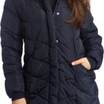 Steve Madden Womens Long Puffer Coat - Heavyweight Insulated Fall Winter Jackets for Women Windproof Long Length Bubble Parka
