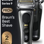 Braun Series 9 PRO+ Electric Razor for Men, 5 Pro Shave Elements & Precision Long Hair Trimmer, 6in1 SmartCare Center, Wet & Dry Electric Shaver for Smooth Skin with 60min Battery Runtime, 9517s