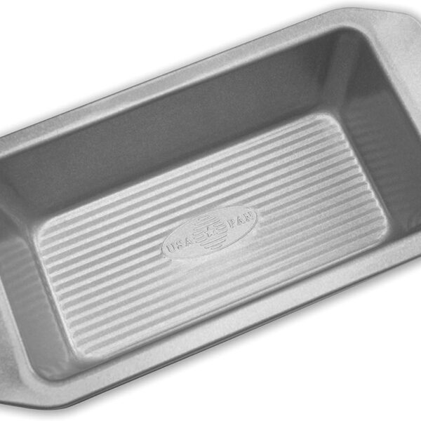 USA Pan American Bakeware Classics 1-Pound Loaf Pan, Aluminized Steel, 1 Pound