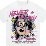 SOLY HUX Men's Graphic Tees Y2K Baggy Shirts Unisex Oversized Tshirts Figure Print 90s Vintage Streetwear Tops