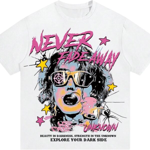 SOLY HUX Men's Graphic Tees Y2K Baggy Shirts Unisex Oversized Tshirts Figure Print 90s Vintage Streetwear Tops