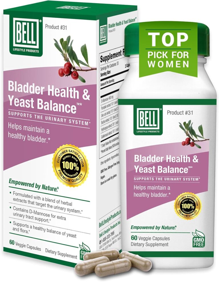 Bell Lifestyle Products Bladder Health & Yeast Balance | 60 Capsules
