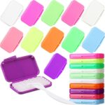 Sinmoe 40 Pack Dental Wax for Braces Orthodontic Wax for Teeth Oral Appliances with Colorful Storage Case and Small Plastic Cutter Repair Kit for Dental Care Wearer Braces Brackets