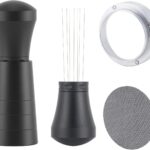 51mm WDT Tool Espresso Accessories Kit,GdHaHSP Dosing Funnel and Puck Screen Set,Espresso Stirrer Distribution Tool,Espresso Whisk for espresso tools