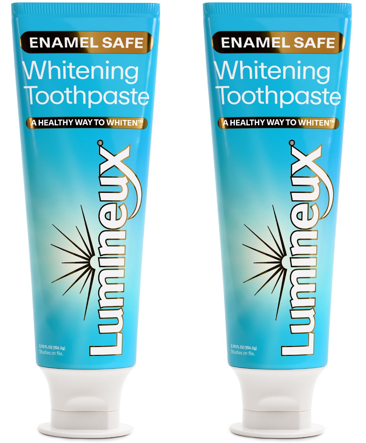 Lumineux Teeth Whitening Toothpaste 2 Pack Peroxide Free Enamel Safe for Sensitive Whiter Teeth, Fluoride Free, No Alcohol, Artificial Colors, SLS Free Dentist Formulated - 3.75 Oz Lumineux Teeth Whitening Toothpaste 2 Pack Peroxide Free Enamel Safe for Sensitive Whiter Teeth, Fluoride Free, No Alcohol, Artificial Colors, SLS Free Dentist Formulated - 3.75 Oz