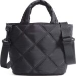 BAGSMART Crossbody Bags for Women, Lightweight Purses for Women, Quilted Puffer Tote Handbags for Daily Use,Shop,Travel