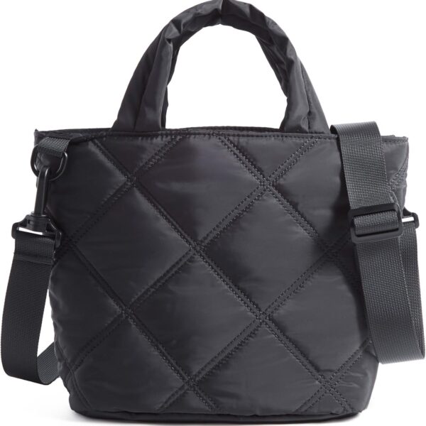 BAGSMART Crossbody Bags for Women, Lightweight Purses for Women, Quilted Puffer Tote Handbags for Daily Use,Shop,Travel