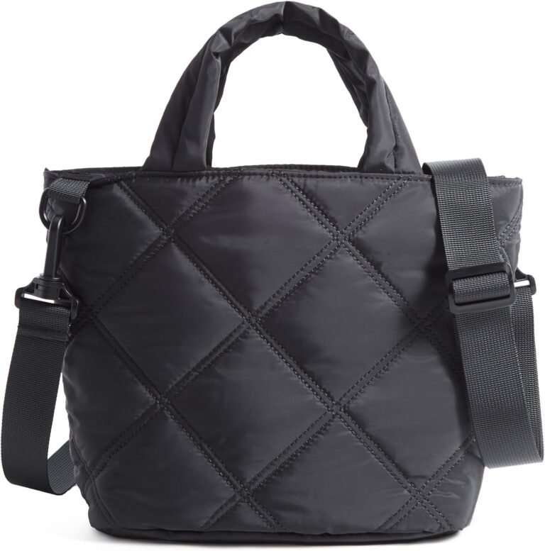 BAGSMART Crossbody Bags for Women, Lightweight Purses for Women, Quilted Puffer Tote Handbags for Daily Use,Shop,Travel