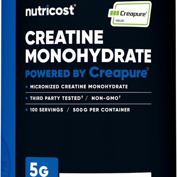 Nutricost Creapure Creatine Monohydrate 500 Grams