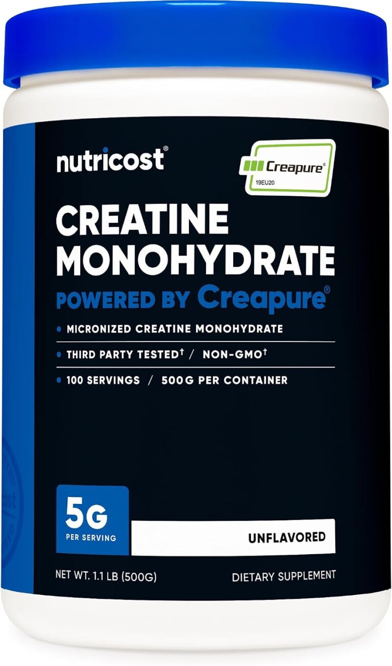 Nutricost Creapure Creatine Monohydrate 500 Grams