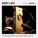 Rabanne Million Gold Eau de Parfum Intense – Rich Woody Cologne for Men with Sandalwood, Cedarwood & Cardamom – Designer Fragrance Spray, 3.4 oz