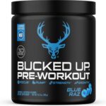 Bucked Up Pre Workout 6 Grams Citrulline, 2 Grams Beta Alanine, and 3 Other Registered trademarked Ingredients (Blue Raz)