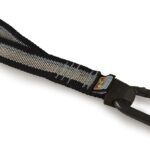 Kurgo Swivel Tether - Strong Dog Restraint - Heavy Duty Car Leash - Aluminum Carabiner Clip - Anti-Twist Swivel Motion Seatbelt - Escape Resistant Dog Tether - Travel Restraint - Black/Gray