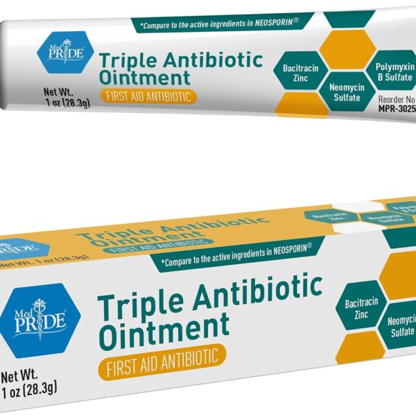 MedPride, Triple Antibiotic- (1 oz Tube Box of 1)