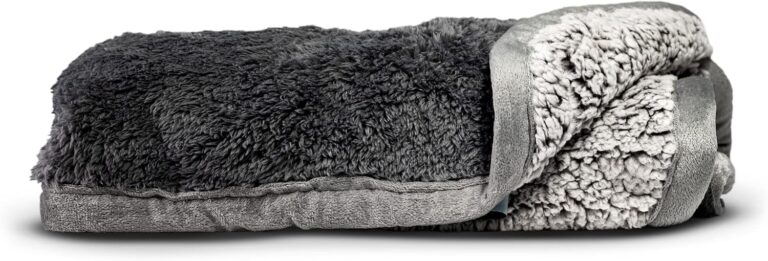 Pet Parents PAWTECT Blanket Waterproof Premium Dog, CAT, and Puppy Blanket, Slate, Small