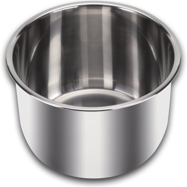 Instant Pot Stainless Steel Inner Cooking Pot 6-Qt, Polished Surface, Rice Cooker