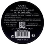 Lattafa Qaaed – Spicy, Woody, Oud, Leather – Eau de Parfum Long-Lasting Fragrance for Men, 3.4 Ounce / 100 ml
