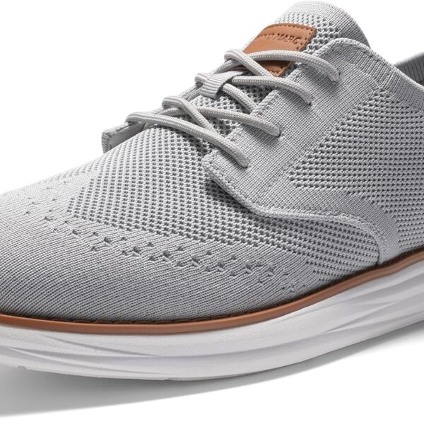 Bruno Marc Men's KnitFlex Craft Mesh Oxfords Sneakers Casual Dress Lace-Up Lightweight Walking Shoes