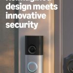 Ring Wired Doorbell Plus (newest model), Home or business security, Retinal 2K with wide-angle video, 4x Enhanced Zoom, and Low-Light Sight, Nickel Silver
