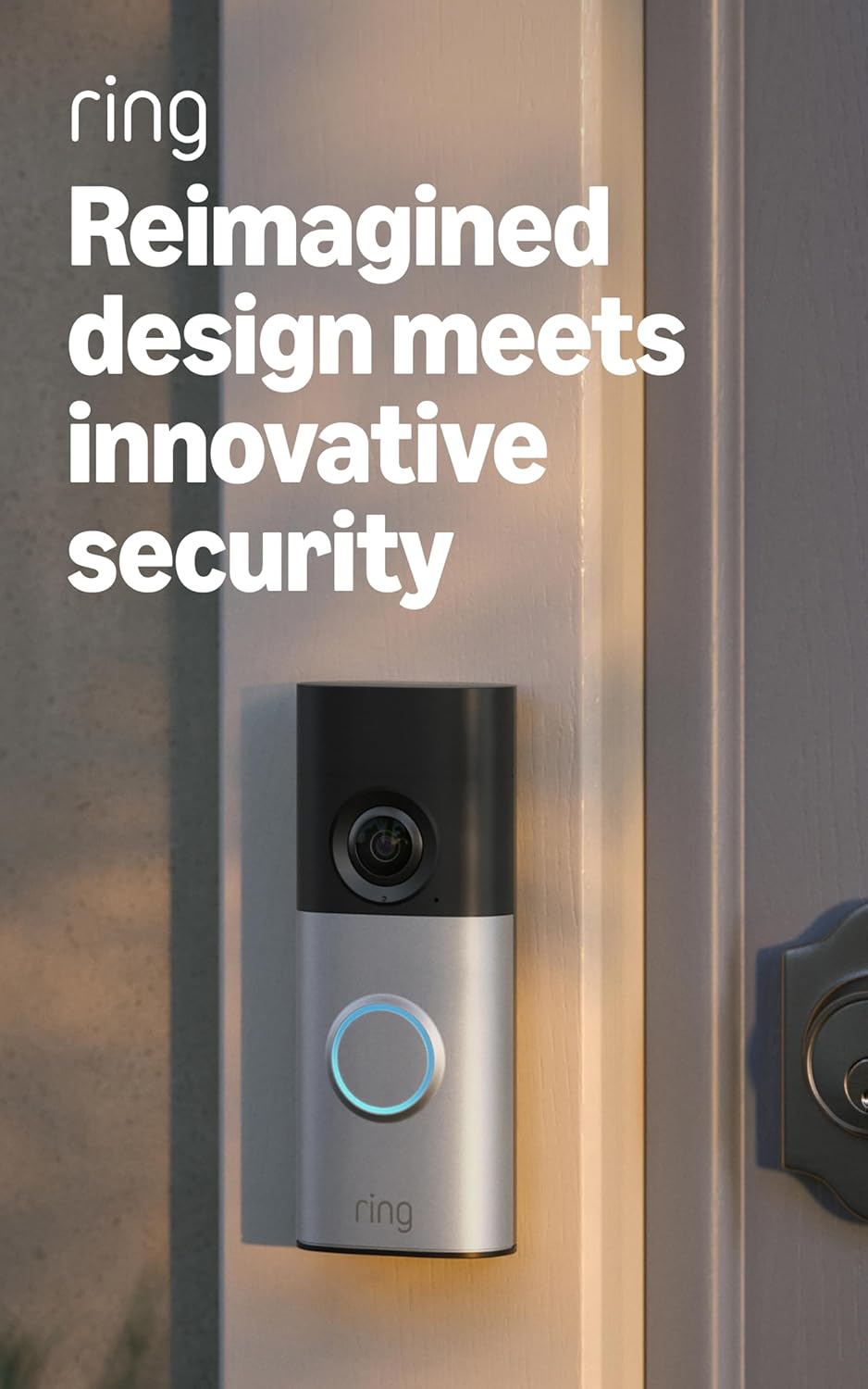 Ring Wired Doorbell Plus (newest model), Home or business security, Retinal 2K with wide-angle video, 4x Enhanced Zoom, and Low-Light Sight, Nickel Silver Ring Wired Doorbell Plus (newest model), Home or business security, Retinal 2K with wide-angle video, 4x Enhanced Zoom, and Low-Light Sight, Nickel Silver