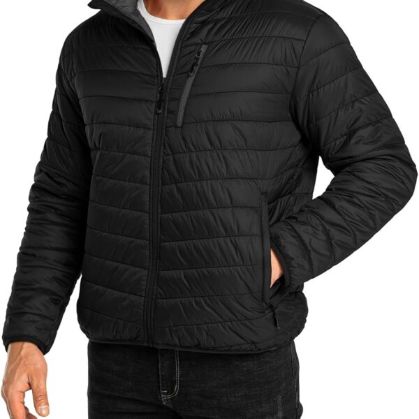 33,000ft Men's Puffer Jacket Lightweight Packable Winter Jacket