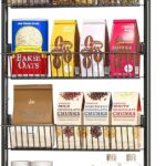 MIAOLI Over the Door Pantry Organizers and Storage, 6-Tier Spice Rack, Home & Kitchen Storage Shelves for Cabinet, Large Capacity Hanging Seasoning Organizer, Laundry Room Organization, Black