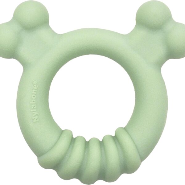 Nylabone Sensory Material Soothing Puppy Chew Toy Ring, Toys for Teething Puppies, Chicken Flavor, Small - Up to 25 lbs, 1 Count