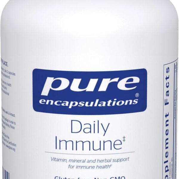 Pure Encapsulations Daily Immune | Comprehensive Immune Formula with Vitamin, Mineral, and Herbal Support | 120 Capsules*